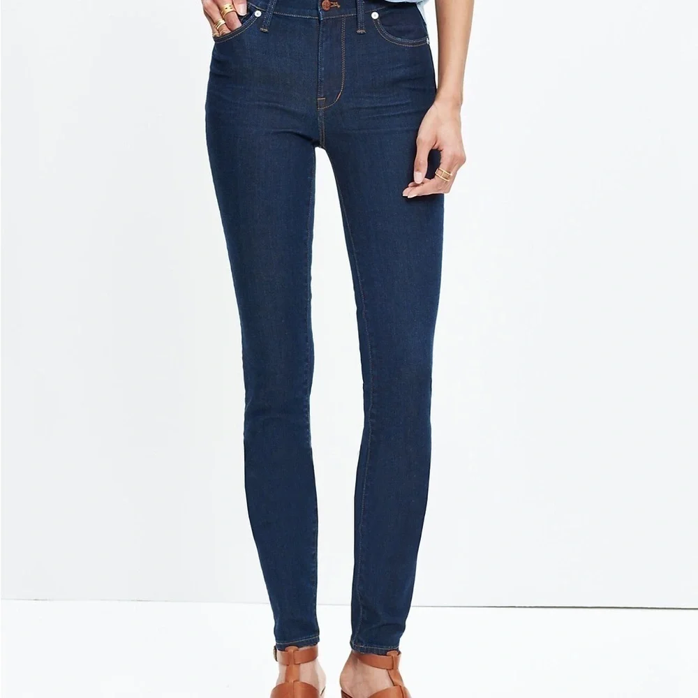 Madewell High Riser Skinny Davis Wash Sz 26